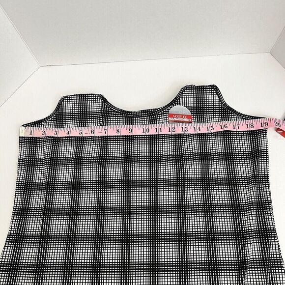 Fila Tank Top Racerback Sports Athletic Activewear Wicking Stretch Black & White - Picture 11 of 15